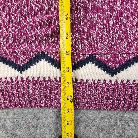 Fair Isle Knit Ski Sweater Old Navy Women Plus Size XXL Pullover Purple Multi - Picture 8 of 12